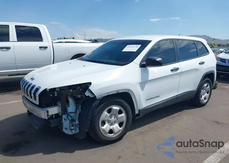 2016 Jeep Cherokee Sport из США, поврежденный, VIN 1C4PJLABXGW346108